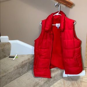Red (Old Navy) Bubble Vest!!!!